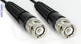 Coaxial Cable, BNC to BNC, RG174, 1 foot, 50 ohm