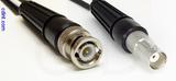 Coaxial Cable, BNC to BNC female, RG188 low noise, 6 foot, 50 ohm