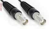 Coaxial Cable, BNC female to BNC female, RG174 low noise, 1 foot, 50 ohm