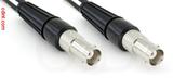 Coaxial Cable, BNC female to BNC female, RG196 low noise, 1 foot, 50 ohm