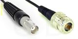 Coaxial Cable, BNC female to N female, RG174, 10 foot, 50 ohm