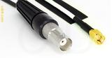 Coaxial Cable, BNC female to SSMA, RG188, 16 foot, 50 ohm