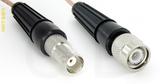 Coaxial Cable, BNC female to TNC, RG316, 1 foot, 50 ohm