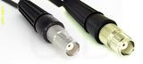 Coaxial Cable, BNC female to TNC female, RG188, 6 foot, 50 ohm