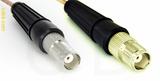 Coaxial Cable, BNC female to TNC female, RG316, 1 foot, 50 ohm