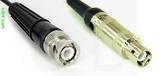 Coaxial Cable, BNC to L1 (Lemo 1 compatible), RG174 low noise, 1 foot, 50 ohm