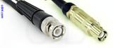 Coaxial Cable, BNC to L1 (Lemo 1 compatible), RG196 low noise, 1 foot, 50 ohm