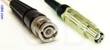 Coaxial Cable, BNC to L1 (Lemo 1 compatible), RG316, 1 foot, 50 ohm