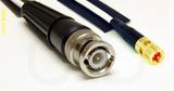 Coaxial Cable, BNC to 10-32 (Microdot compatible), RG188, 1 foot, 50 ohm