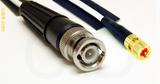 Coaxial Cable, BNC to 10-32 (Microdot compatible), RG188 low noise, 1 foot, 50 ohm