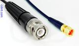 Coaxial Cable, BNC to 1/4-32 (S-93 compatible), RG174, 10 foot, 50 ohm