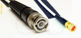 Coaxial Cable, BNC to 1/4-32 (S-93 compatible), RG188 low noise, 1 foot, 50 ohm