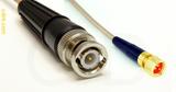 Coaxial Cable, BNC to 1/4-32 (S-93 compatible), RG316 double shielded, 1 foot, 50 ohm