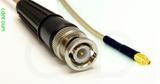 Coaxial Cable, BNC to MMCX plug (male contact), RG316 double shielded, 6 foot, 50 ohm