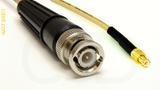 Coaxial Cable, BNC to MCX plug (male contact), RG316, 1 foot, 50 ohm