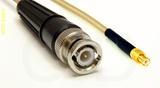 Coaxial Cable, BNC to MCX plug (male contact), RG316 double shielded, 6 foot, 50 ohm