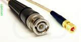 Coaxial Cable, BNC to 10-32 hex (Microdot compatible), RG316, 1 foot, 50 ohm