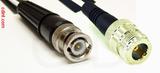 Coaxial Cable, BNC to N female, RG188, 1 foot, 50 ohm