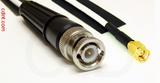 Coaxial Cable, BNC to SSMA, RG188, 1 foot, 50 ohm