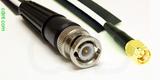 Coaxial Cable, BNC to SMA, RG188 low noise, 1 foot, 50 ohm