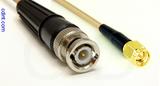 Coaxial Cable, BNC to SMA, RG316 double shielded, 12 foot, 50 ohm