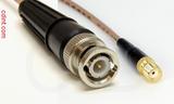 Coaxial Cable, BNC to SMA female, RG316 double shielded, 1 foot, 50 ohm