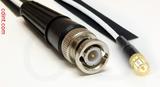 Coaxial Cable, BNC to SMA female reverse polarity, RG188, 16 foot, 50 ohm