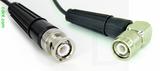 Coaxial Cable, BNC to TNC 90 degree (right angle), RG174 low noise, 24 foot, 50 ohm