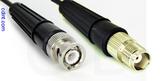 Coaxial Cable, BNC to TNC female, RG174, 1 foot, 50 ohm