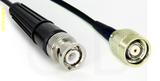 Coaxial Cable, BNC to TNC reverse polarity, RG174, 1 foot, 50 ohm