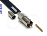 Connector, BNC, female (for RG174, RG178, RG188, RG196, RG316)