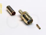 Connector, SMA, female (for RG174, RG178, RG188, RG196, RG316)