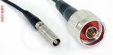 Coaxial Cable, L00 (Lemo 00 compatible) female to N, RG174, 1 foot, 50 ohm