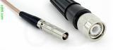 Coaxial Cable, L00 (Lemo 00 compatible) female to TNC, RG316, 1 foot, 50 ohm