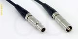 Coaxial Cable, L00 (Lemo 00 compatible) to L00 (Lemo 00 compatible) female, RG174, 16 foot, 50 ohm