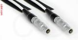 Coaxial Cable, L00 (Lemo 00 compatible) to L00 (Lemo 00 compatible), RG188, 1 foot, 50 ohm