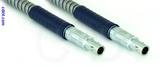 Coaxial Cable, L00 (Lemo 00 compatible) to L00 (Lemo 00 compatible), RG316 armored, 12 foot, 50 ohm