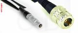 Coaxial Cable, L00 (Lemo 00 compatible) to N female, RG188, 1 foot, 50 ohm