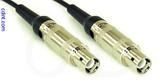 Coaxial Cable, L1 (Lemo 1 compatible) to L1 (Lemo 1 compatible), RG174 low loss, 1 foot, 50 ohm