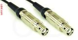 Coaxial Cable, L1 (Lemo 1 compatible) to L1 (Lemo 1 compatible), RG174 low noise, 1 foot, 50 ohm