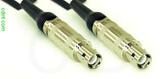 Coaxial Cable, L1 (Lemo 1 compatible) to L1 (Lemo 1 compatible), RG188 low noise, 1 foot, 50 ohm