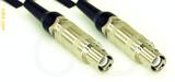 Coaxial Cable, L1 (Lemo 1 compatible) to L1 (Lemo 1 compatible), RG196 low noise, 1 foot, 50 ohm