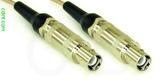 Coaxial Cable, L1 (Lemo 1 compatible) to L1 (Lemo 1 compatible), RG316, 1 foot, 50 ohm