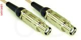 Coaxial Cable, L1 (Lemo 1 compatible) to L1 (Lemo 1 compatible), RG316 double shielded, 1 foot, 50 ohm