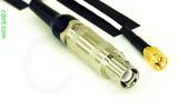 Coaxial Cable, L1 (Lemo 1 compatible) to SSMA, RG196 low noise, 1 foot, 50 ohm