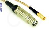 Coaxial Cable, L1 (Lemo 1 compatible) to SSMB, RG316, 1 foot, 50 ohm