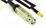 Coaxial Cable, L1 (Lemo 1 compatible) to SSMC, RG188, 1 foot, 50 ohm