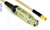 Coaxial Cable, L1 (Lemo 1 compatible) to SSMC, RG316 double shielded, 1 foot, 50 ohm