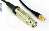 Coaxial Cable, L1 (Lemo 1 compatible) to SMB jack (male contact), RG174, 10 foot, 50 ohm