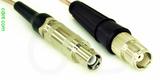 Coaxial Cable, L1 (Lemo 1 compatible) to TNC female, RG316, 1 foot, 50 ohm